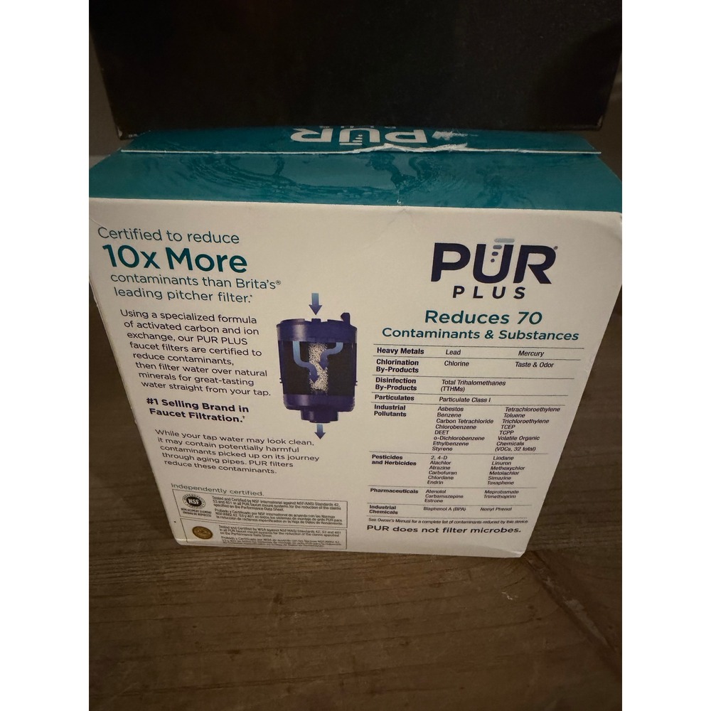 PUR PLUS Faucet Mount Water Filter Replacement 2 Pack RF-9999 Mineral Core Lead - Picture 2 of 6